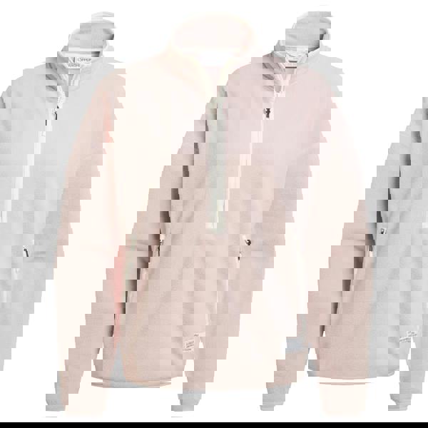 Craghoppers Womens/Ladies CO2 Renu Technology Half Zip Fleece Top - Dusky Carnation - 