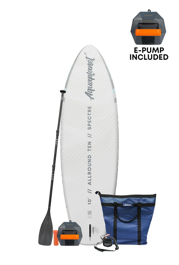 Aquaplanet ALLROUND TEN 10' Inflatable Paddle Board Package - Spectre