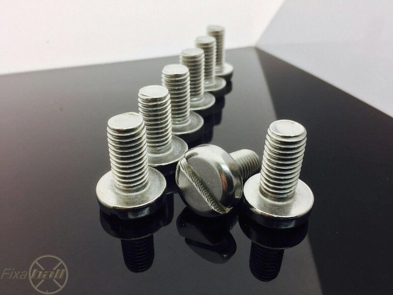 Fixaball M2 Machine Screws Slotted Pan A2 304 Stainless Steel