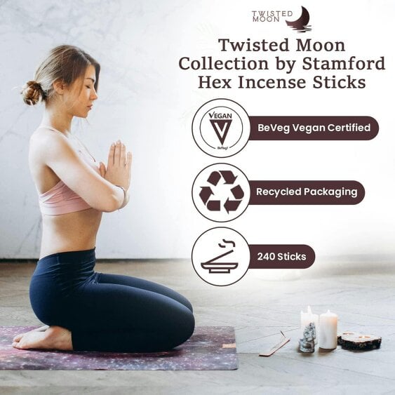 Stamford Twisted Moon Vampire Touch Musk Incense Sticks, 240 sticks