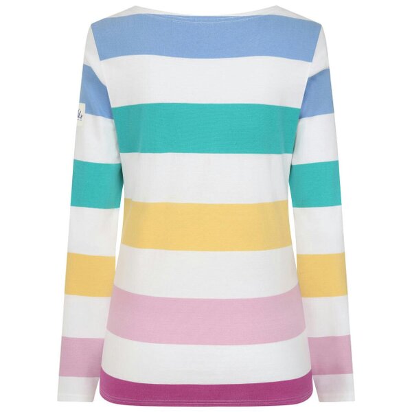 Lazy Jacks LJ97M - Ladies Long Sleeve Brenton Top - Colourful
