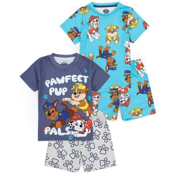 Paw Patrol Boys Short Pyjama Set (Pack Of 2) - Multicoloured