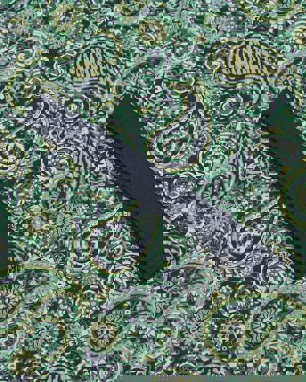 Lambretta Mens All Over Paisley Branded Retro Casual T-Shirt