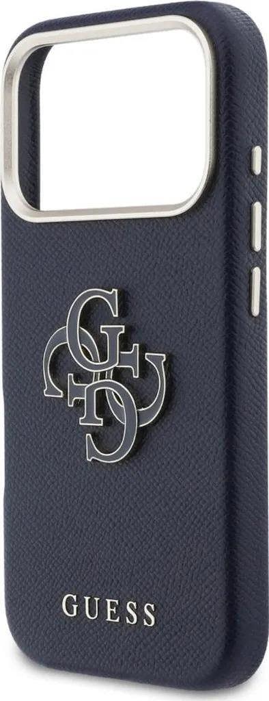 Guess FW Resin Big 4G Logo Case for iPhone 17 Pro 6.3" Blue - GUHCP17L5PS4RGGB