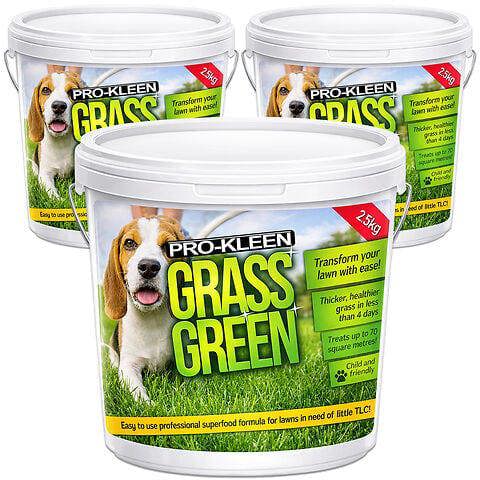 ProKleen Pro-Kleen Grass Green Lawn Fertiliser 7.5KG - Professional Grass Fertiliser for Thick Green Grass