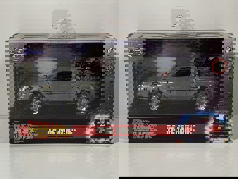 back to the future delorean 13cm jada 32185 boxed