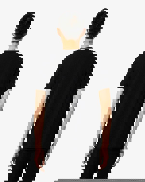 Lacoste 3-Pack Cotton Crew Neck Mens T-Shirts - Black 031