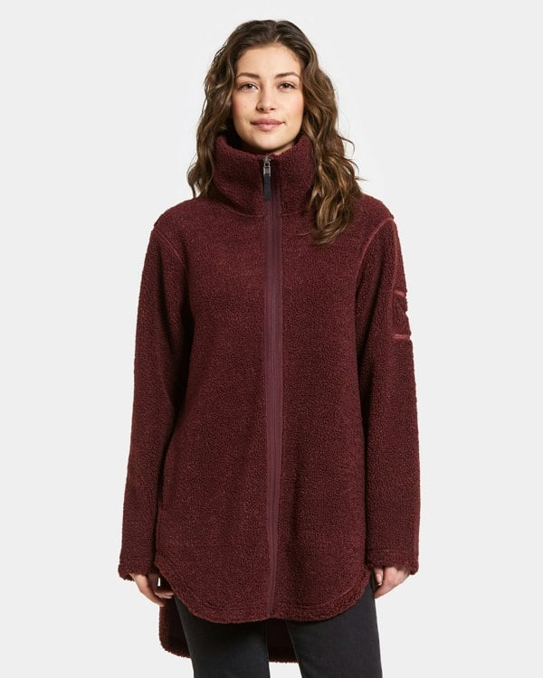 Didriksons Umi 3 Womens Full Zip Fleece - Old rust 147