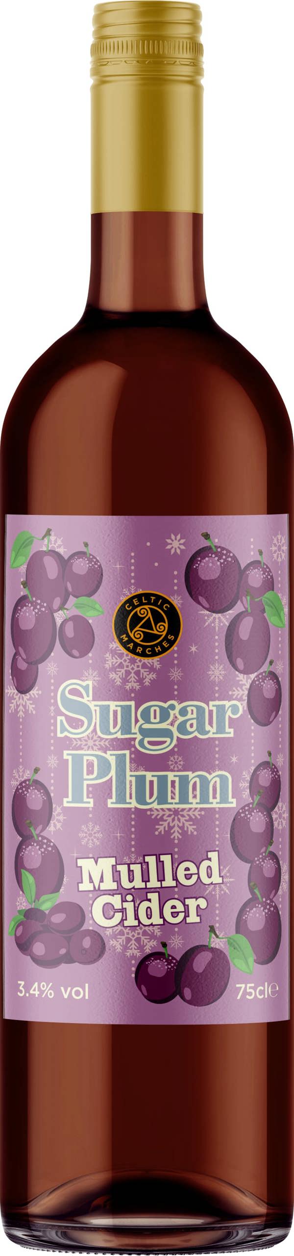 Celtic Marches SugarPlum Mulled Cider 6 x 75cl Bottles