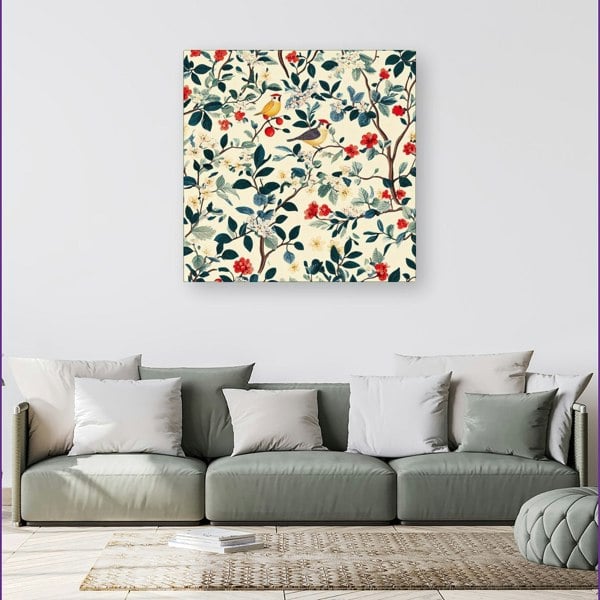 Claire Louise Tiffany In Full Bloom Canvas Print