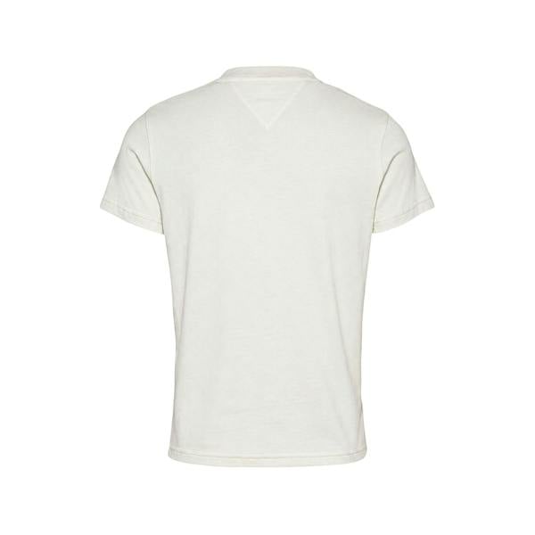 Tommy Jeans Womens/Ladies Lettering Crew Neck Regular T-Shirt - Ecru - 