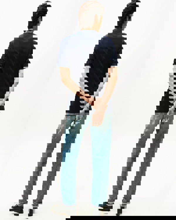 Tommy Hilfiger Brand Love Mens Small Hilfiger Logo T-Shirt - Desert Sky