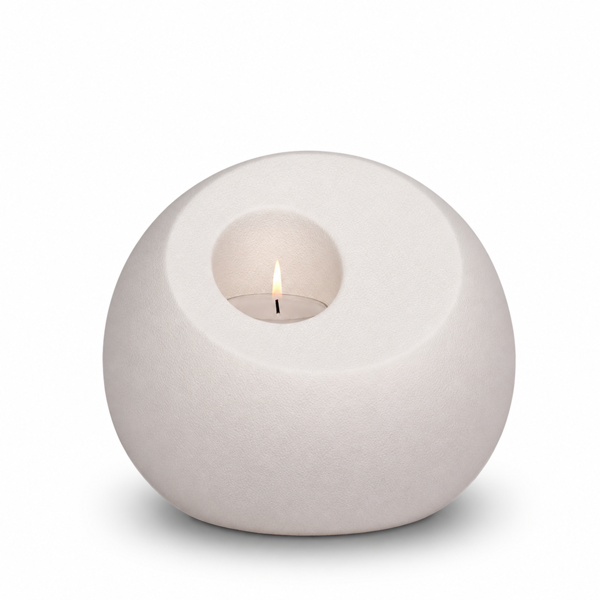 Memorials Direct Porcelain Lumos Urn (White)