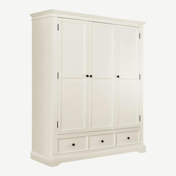 Statement Furniture Gainsborough Large Triple Wardrobe, 3 Door Bedroom Storage