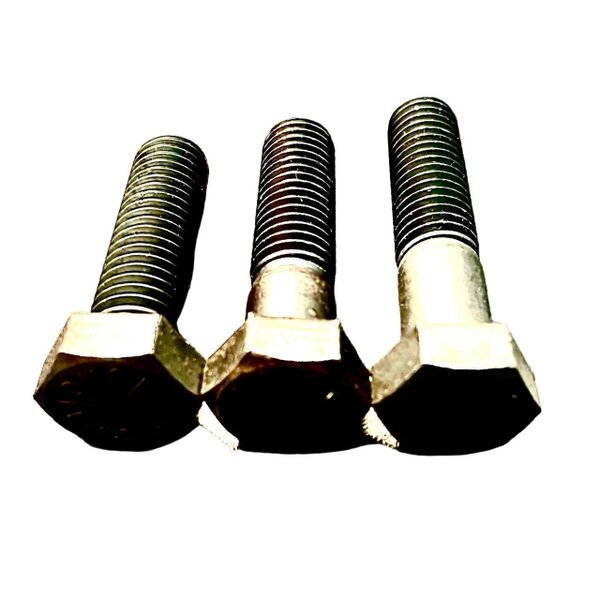 Fixaball UNC 3/8" Hex Bolt Set Screw High Tensile Self Colour Black Over 7.5/8"