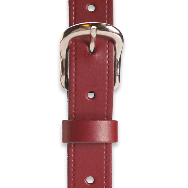 Hawkdale UK Made Mens Leather Belt 1" Thin