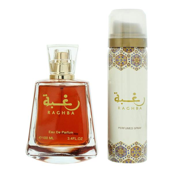 Lattafa Raghba Eau de Parfum 100ml + Deodorant Spray 50ml Gift Set