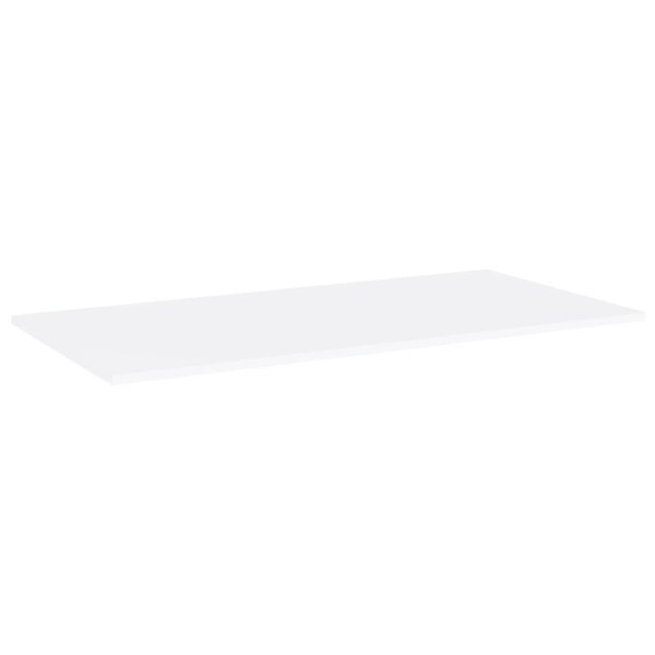 Berkfield Bookshelf Boards 4 pcs White 80x20x1.5 cm Engineered Wood