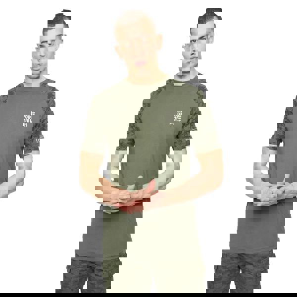 Crosshatch Mens Janscore T-Shirt - Deep Olive - 