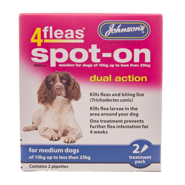 Johnson's 4 Flea Spot-On For Medium Dog