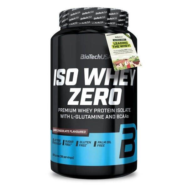BioTechUSA Iso Whey Zero, Dark Chocolate - 908g