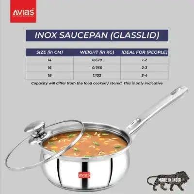 AVIAS INOX IB SAUCEPAN 18CM