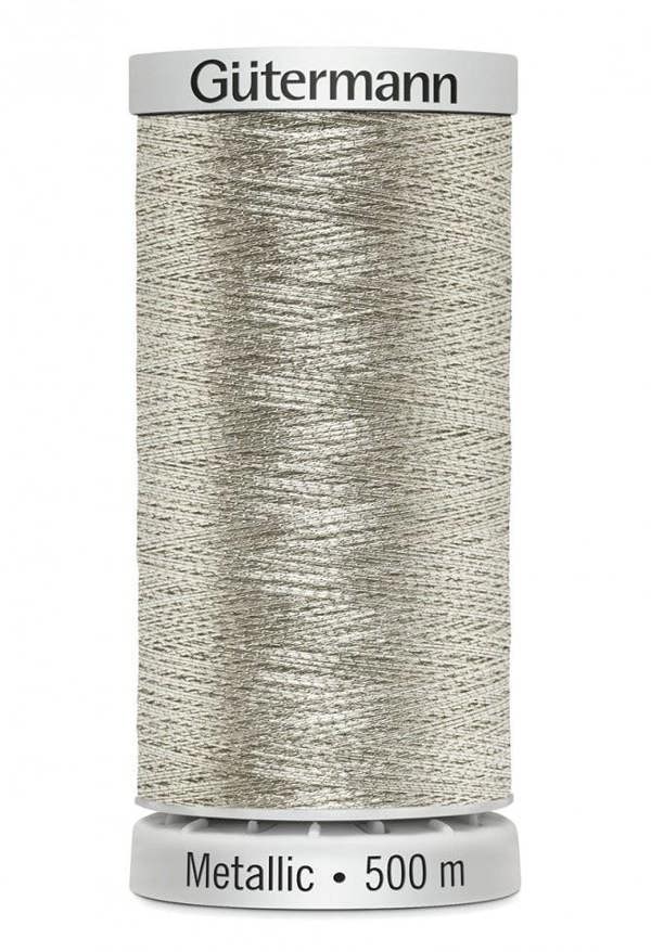 Gutermann Sulky Metallic Embroidery Thread 500m Polyamide, Polyester Thread Suitable For Embroidery