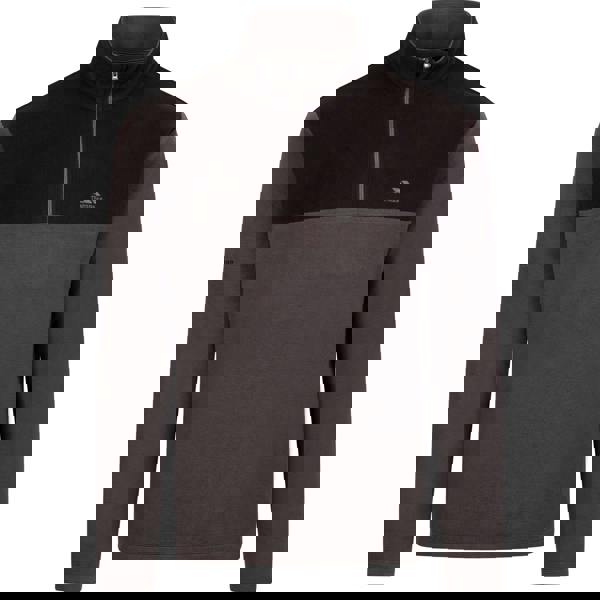 Trespass Mens Curtiston AT100 Fleece Top - Dark Grey - 