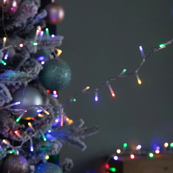 Samuel Alexander 18.7m 750 LED TreeBrights Christmas String Lights on Clear Cable with Timer in Multi-Coloured