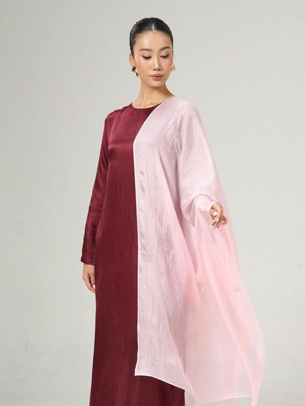 Blush Pink Silk Scarf – Hand-Dyed Mulberry Silk, Bridesmaid & Mother of the Bride Wrap