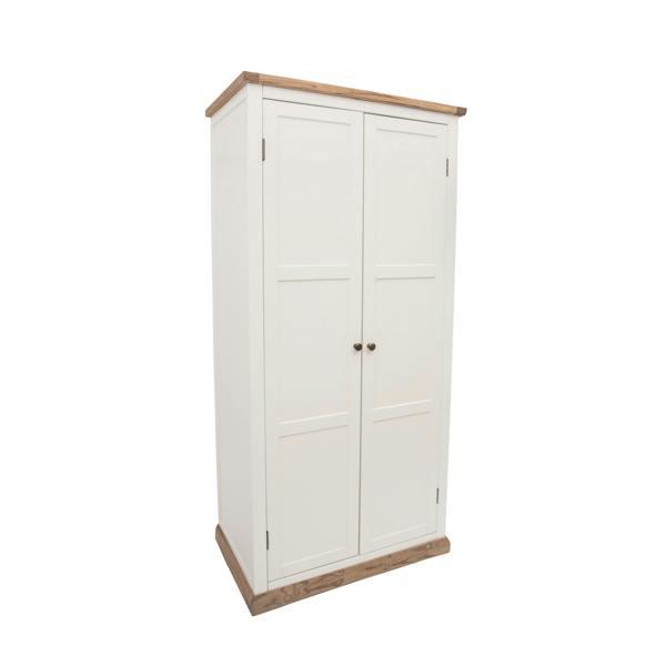 Cabinet Bits Tropea 2 Door Wardrobe Brass Knob
