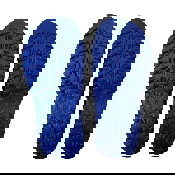 Royal blue Simply Swim unisex pool shoes with textured rubber soles