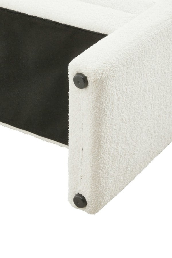 Living and Home Teddy Upholstered H-Shaped Bench