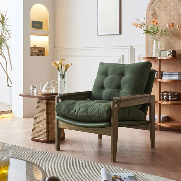 Rit Concept Lichtenstein Lounge Chair, Armchair, Solid Wood