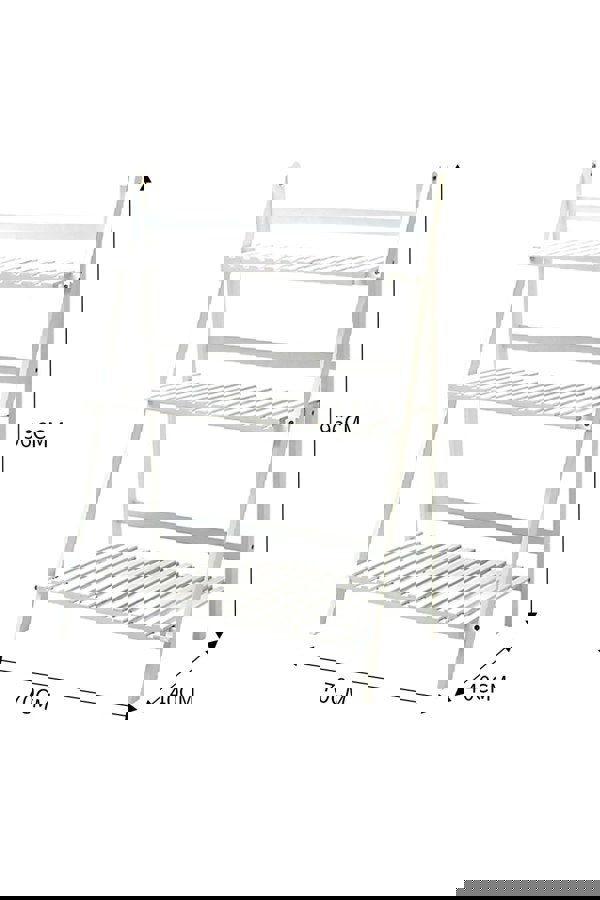 Living and Home 3 tier Bojorquez Multi Tiered Plant Stand