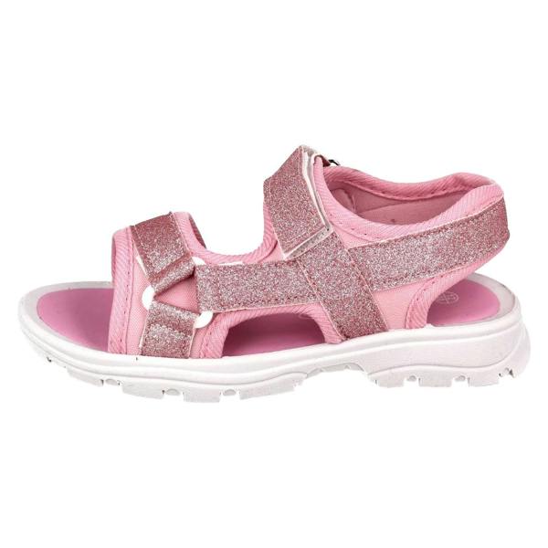 Spot On Girls Spot On Hook & Loop Strap Glitter Sandals H0366