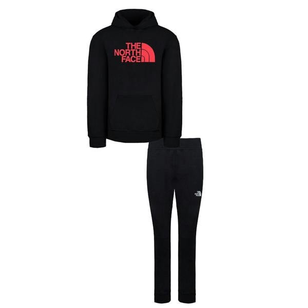 The North Face Kids Hooded Slacker Tracksuit Black