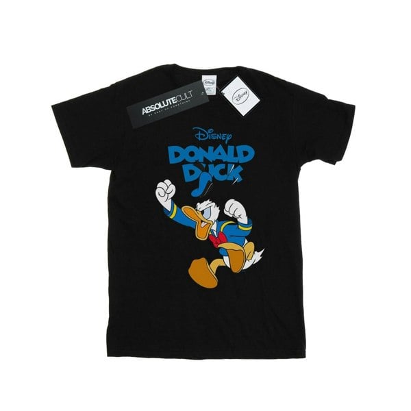 Disney Mens Donald Duck Furious Donald T-Shirt - Black