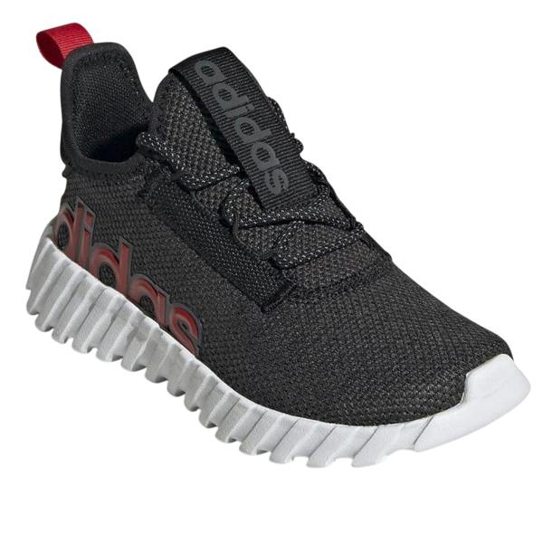 Adidas Childrens/Kids Kaptir 2.0 Logo Trainers - Black/Red - 