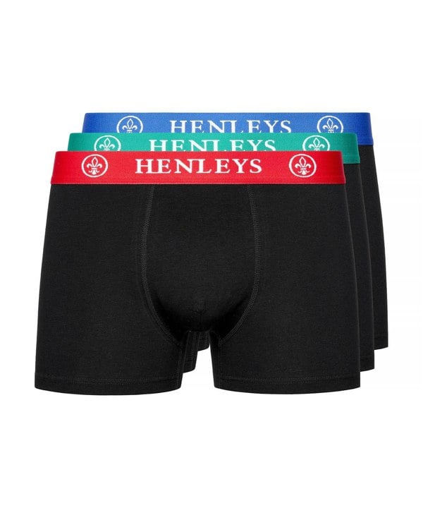 Henleys Primas Boxers 3pk Assorted