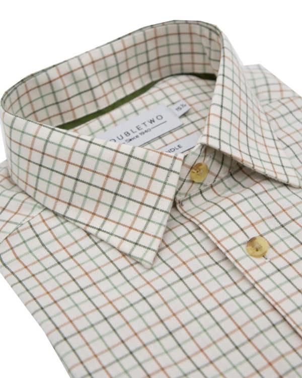 Green Tattersall Check Warm Handle Shirt
