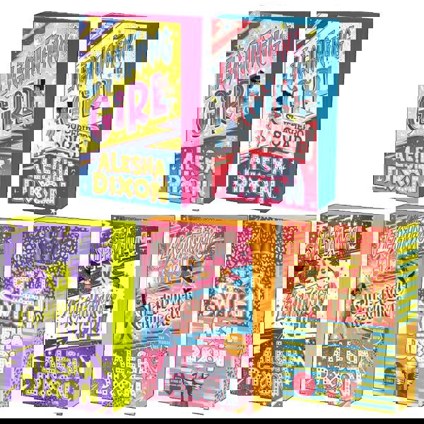 Lightning Girl Series 5 Books Collection Set By Alesha Dixon (Lightning Girl, Superhero Squad, Secret Supervillain, Superpower Showdown, Star Switch)