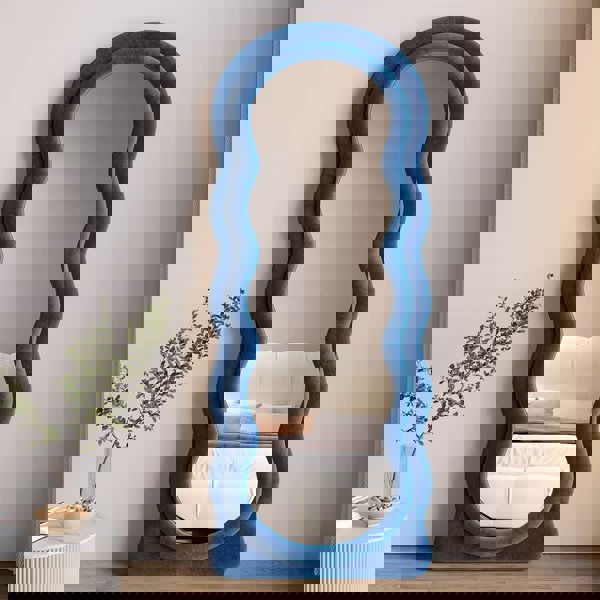 Deenz Modern Full Length Mirror-Rit Concept-Blue-160cm-Rit Concept
