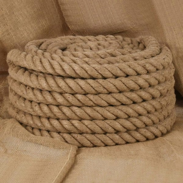 Berkfield Jute Rope 25 m Long 40 mm Thick