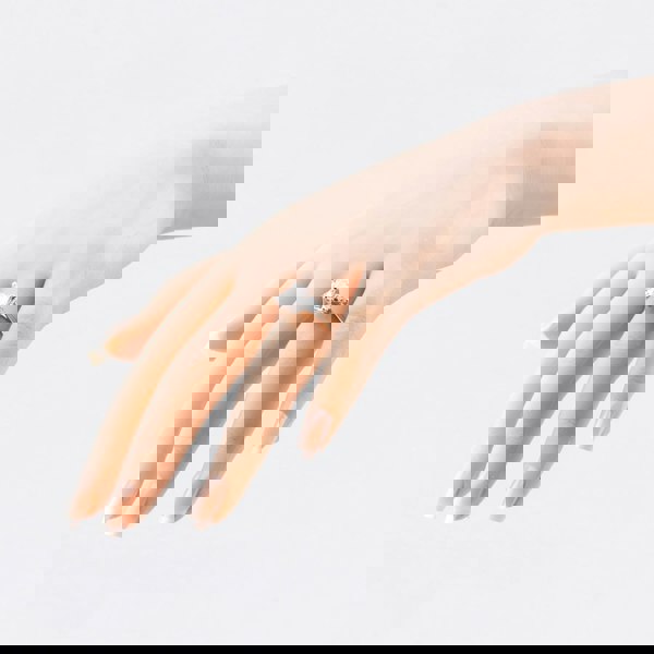 T. H. Baker Platinum Certified 2.72ct Pink Emerald Cut Lab Grown Diamond Trilogy Ring HLM516-3SEC08