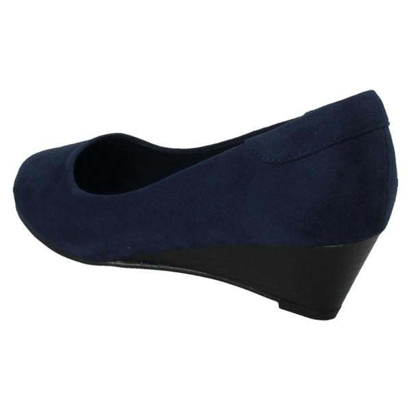Spot On Ladies Spot On Wedge Heel Shoes F90157
