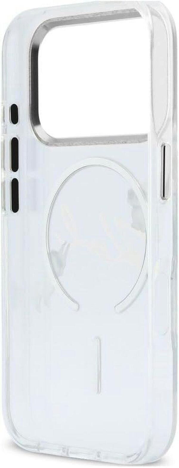 Karl Lagerfeld Script Logo Case with MagSafe for iPhone 17/18 Pro 6.3" Clear - KLHMP18L5HKSCAH
