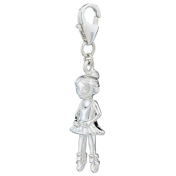 Sterling Silver Ballerina Charm - MYLEE London