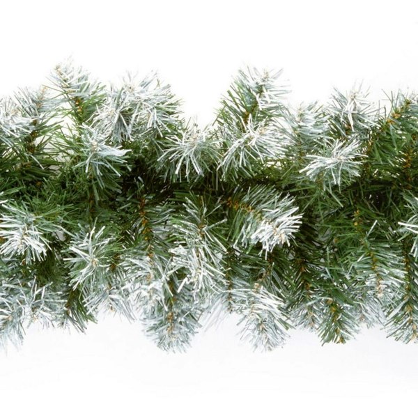 Premier Snow Tipped Artificial Garland - Green