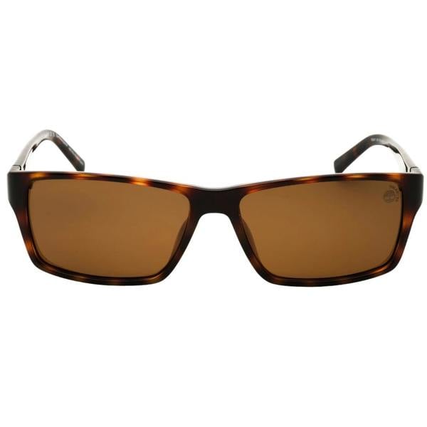 Timberland Tb9297 52H Dark Havana / Brown Polarized Sunglasses Male 58X15X140 One Size